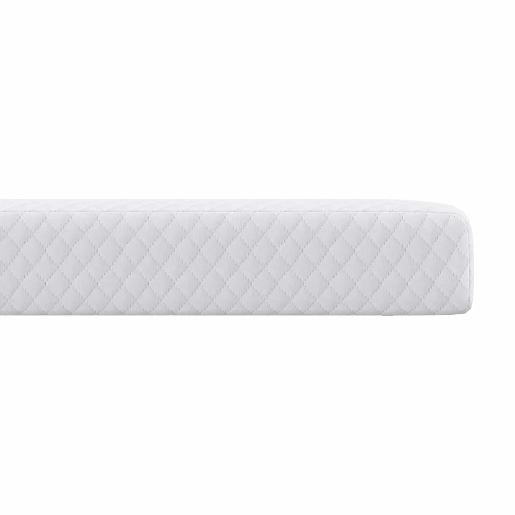 Topper per materasso Bianco 90 x 200 cm Tessuto Jacquard 4106234