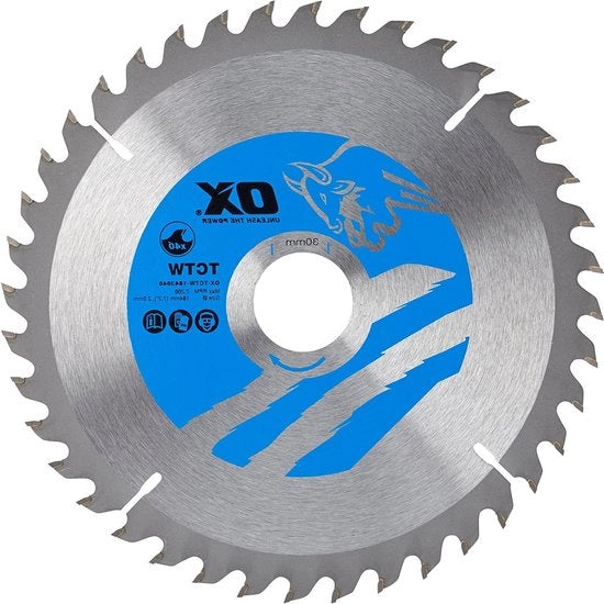 Circoncisa Cirkello tagliente in legno 184mm ATB 40 denti - Argento/Azzurro