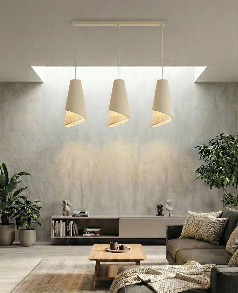 Lampada a sospensione MODA 3xE27 nera marrone Emibig