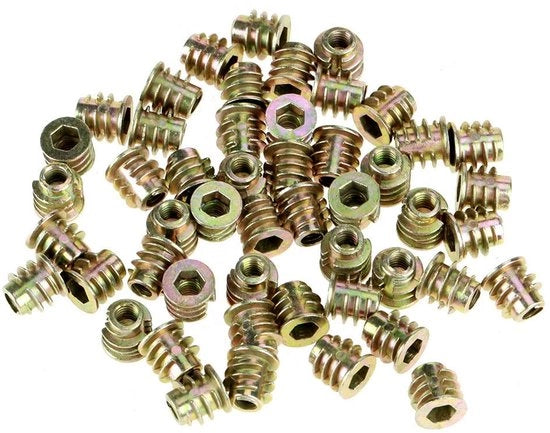 Set di viti a 5 punte - 50 pezzi - M4x8mm - viti a zink - avviti interni/esterni - viti per mobili - viti a 5 punte
