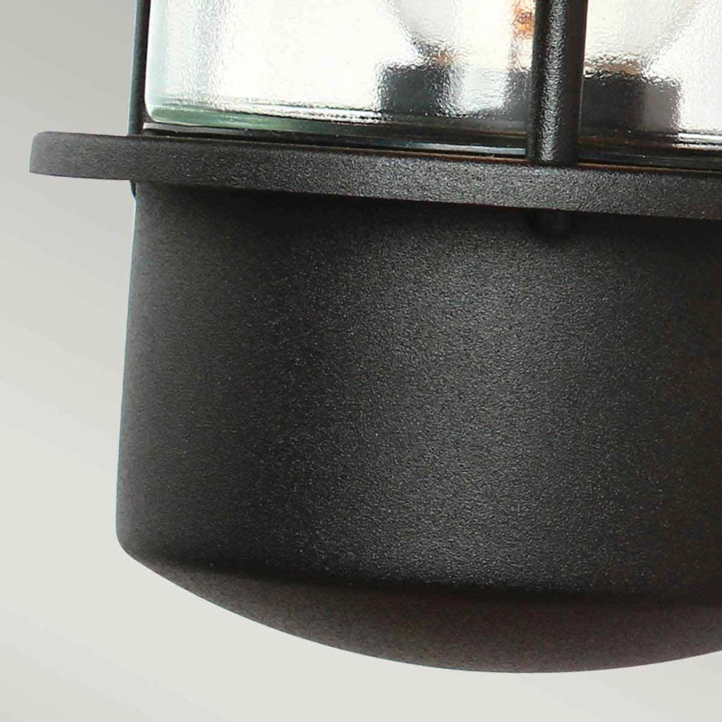Applique esterna nera PIR E27 60W Helsingor Elstead