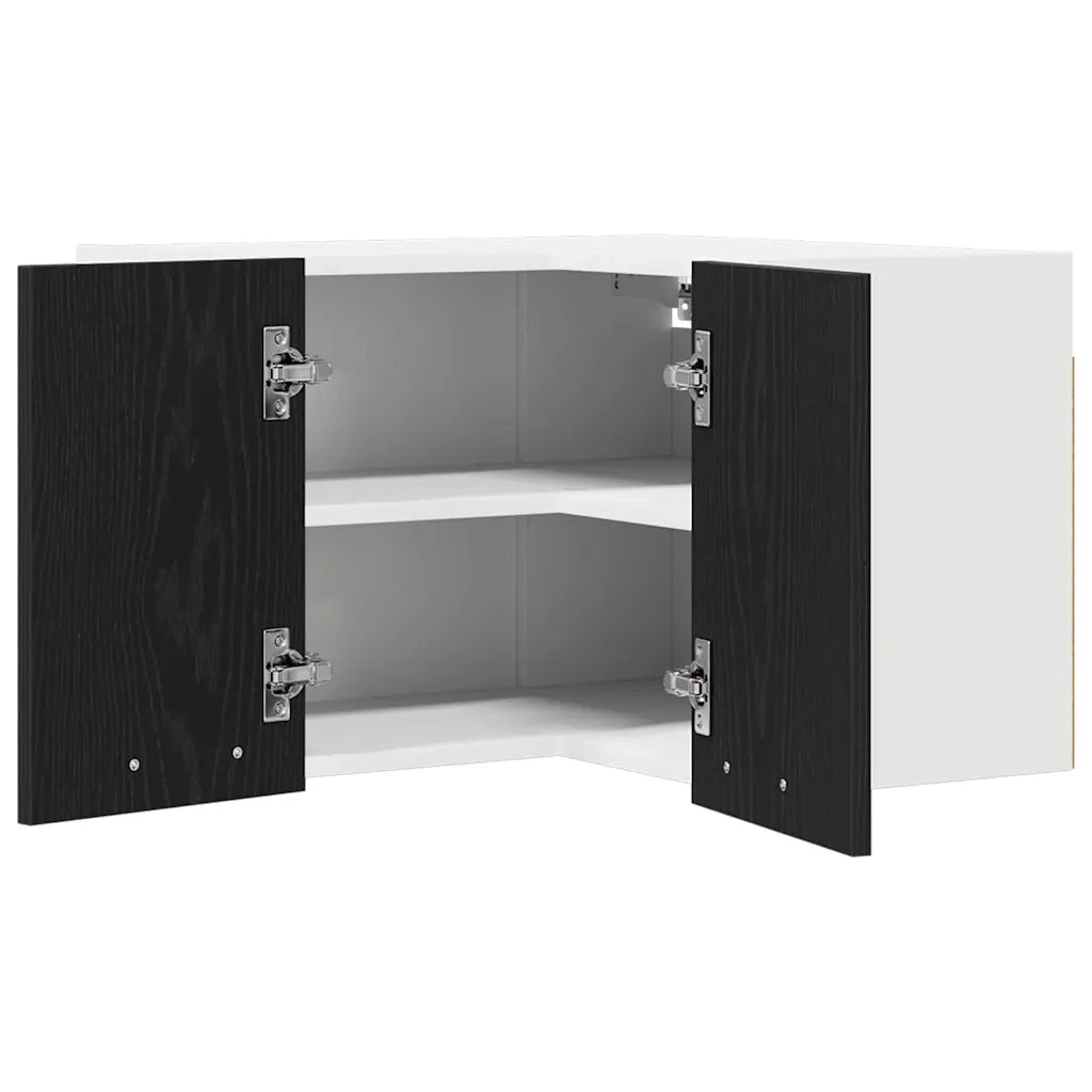 Armadio pensile Rovere Nero e Bianco 57 x 57 x 40 cm 884187