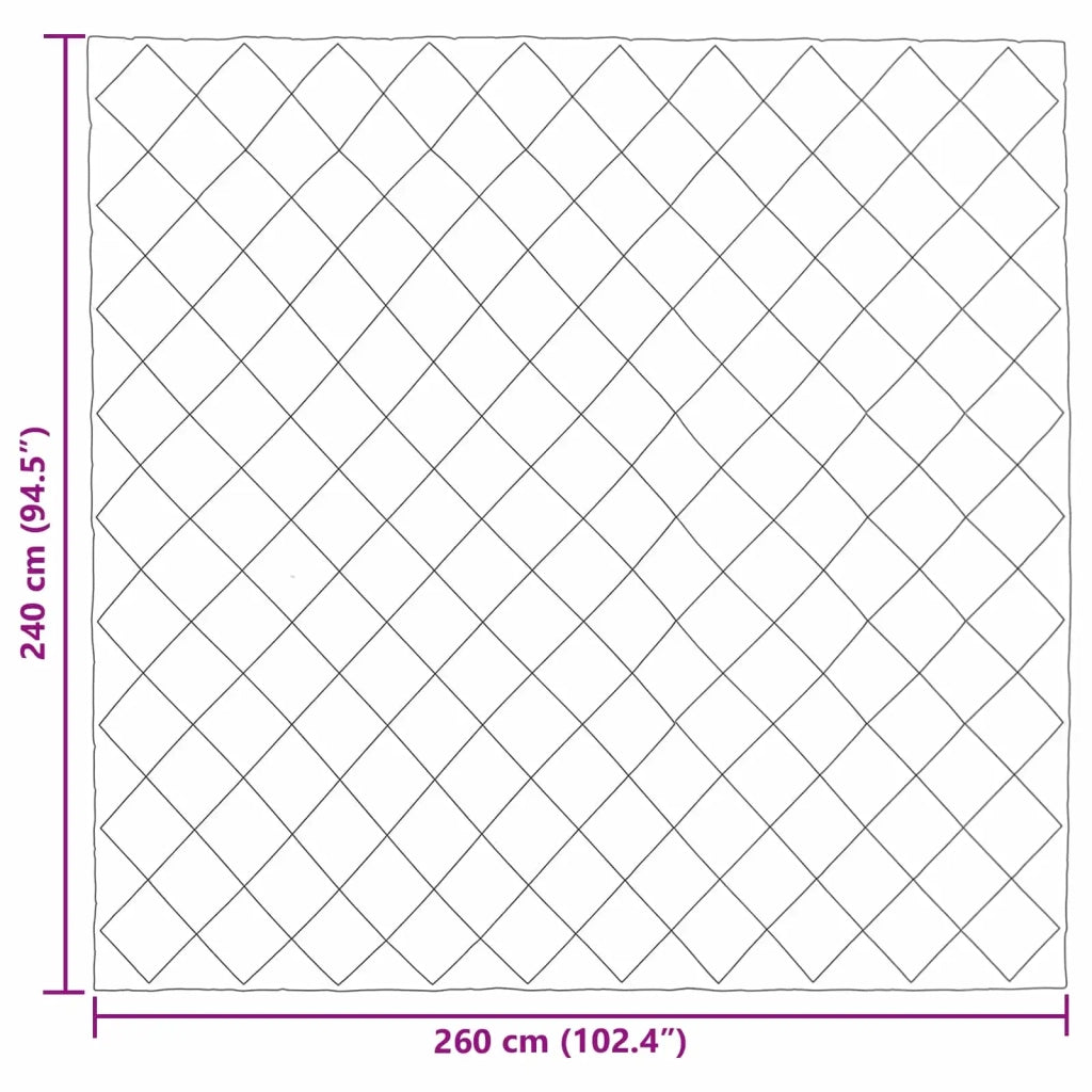 Piumone Completo Annuale Antracite 240 x 260 cm Microfibra 42025535