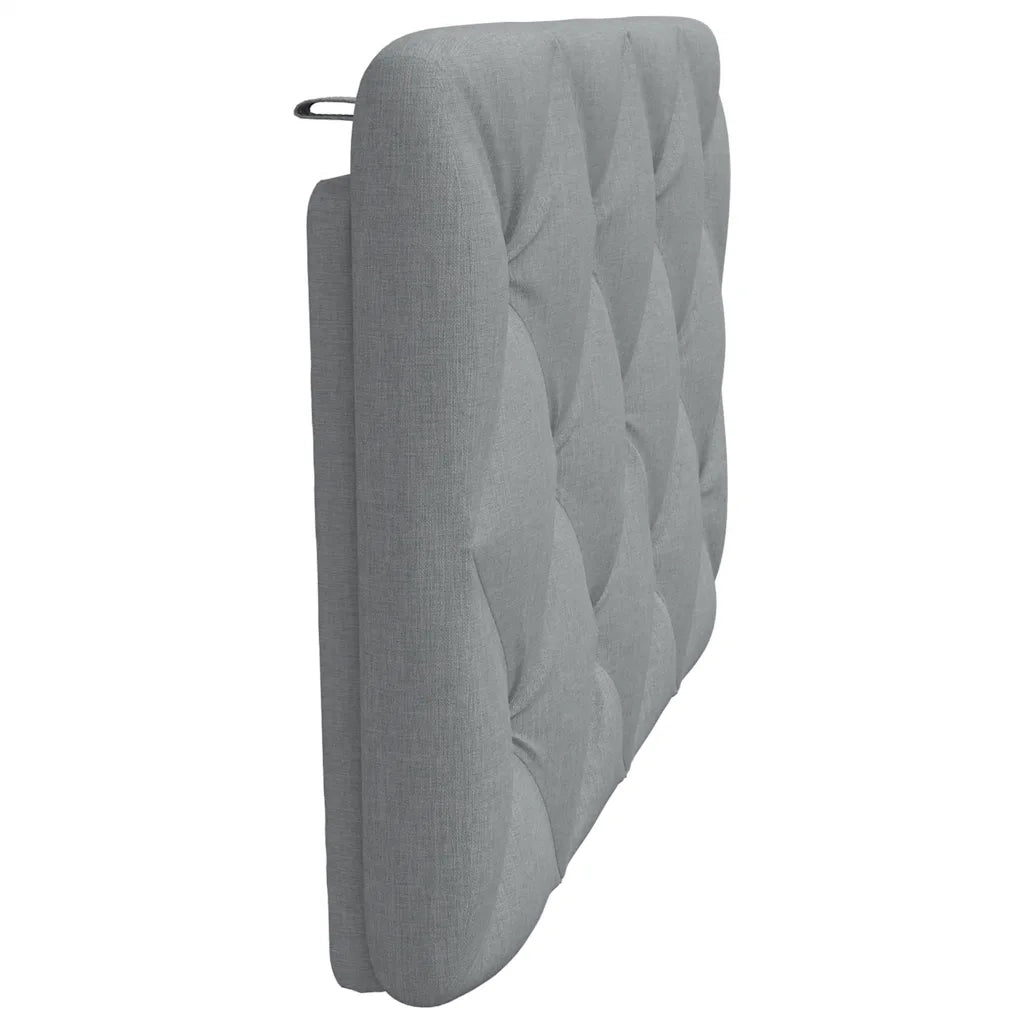 Cuscino Testiera Grigio Chiaro 80 cm in Tessuto 4019191