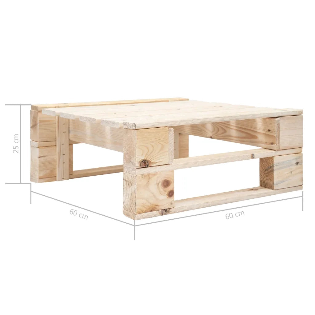 Ottomana da Giardino con Pallet in Legno cod mxl 54835