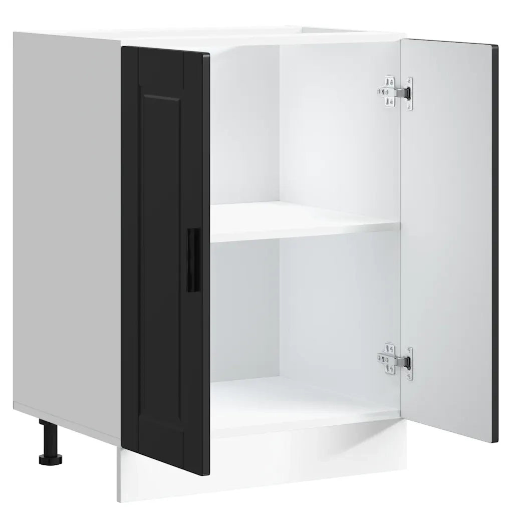 Base da Cucina-Mobile Base da Cucina Porto Nero in Legno Multistrato 460846