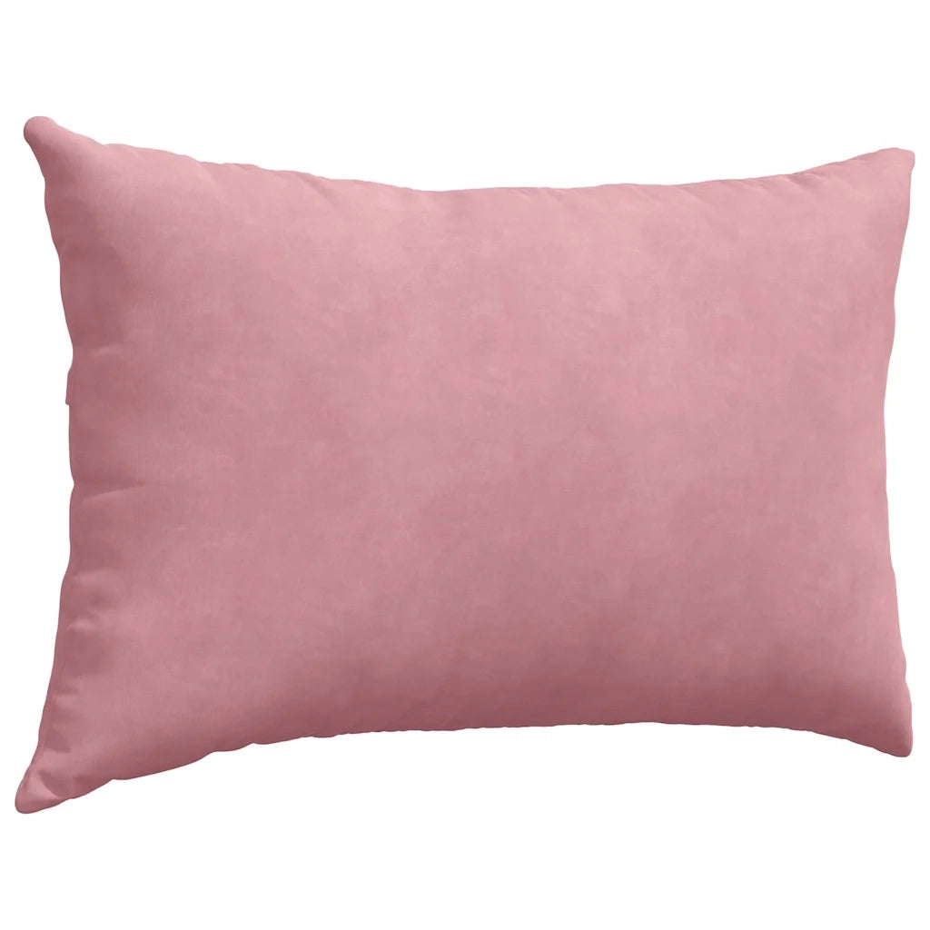 Cuscini da Divano 2 pz | Cuscini per sedie Rosa 60 x 40 cm Tessuto in Cords