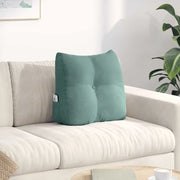 Cuscino per Schiena Verde Mare 45 x 24 x 50 cm Velluto 42014381