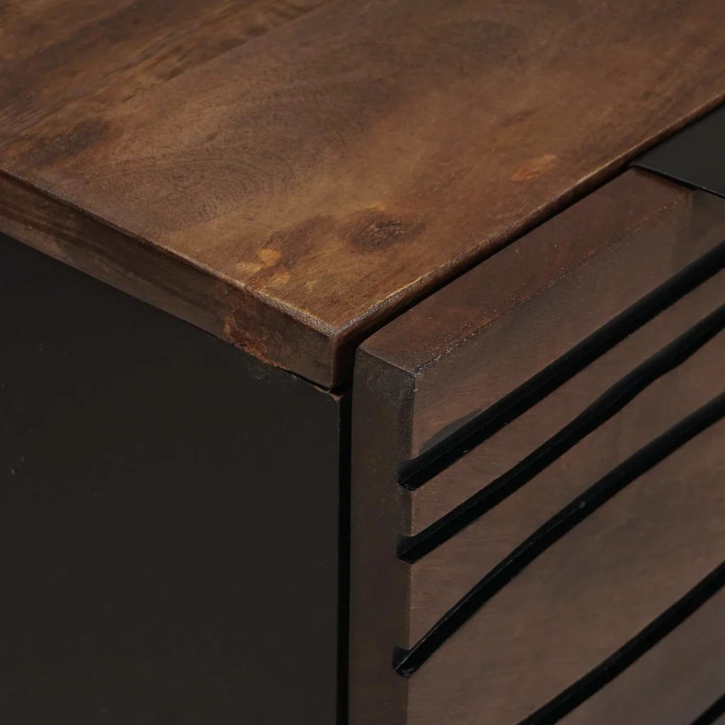 Credenza Marrone 60 x 33.5 x 75 cm Legno massello di mango 4018011