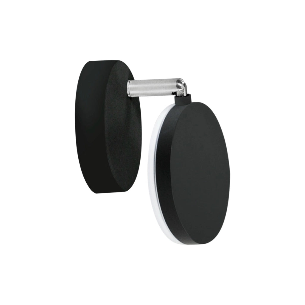 Applique orientabile LED 5W 3000K IP20 nera Capri Polux