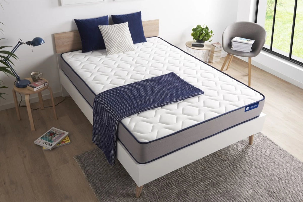 Materasso Actilatex form 100x220cm - Spessore : 22cm - Lattice e memory foam - Rigido