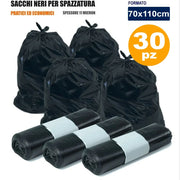 Trade Shop - 30 Sacchi Sacchetti Buste Per Immondizia Resistenti Ecologici Rifiuti Pattume -