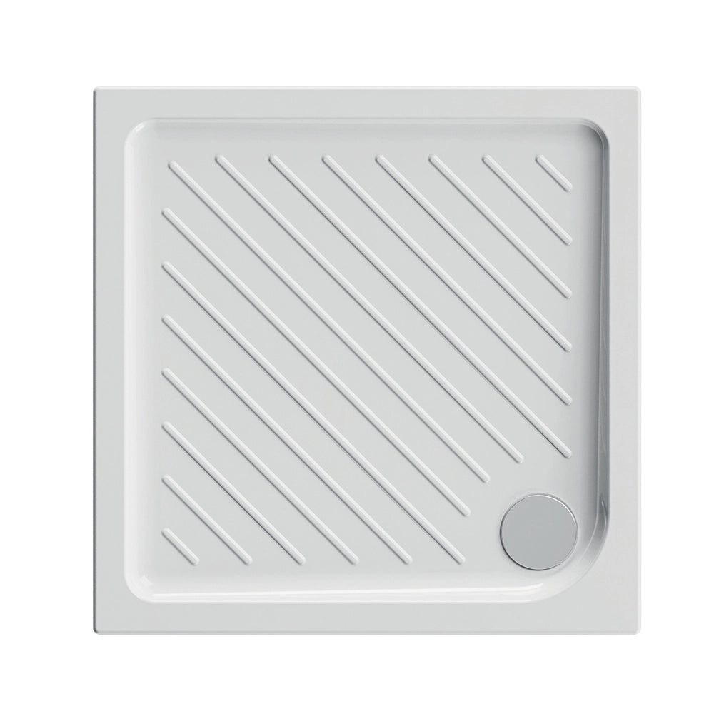Piatto doccia 75x75 quadrato in ceramica bianco Dolomite Gemma