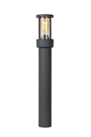 Lampada da esterno Lucide LORI 80cm E27 IP44 nera alluminio