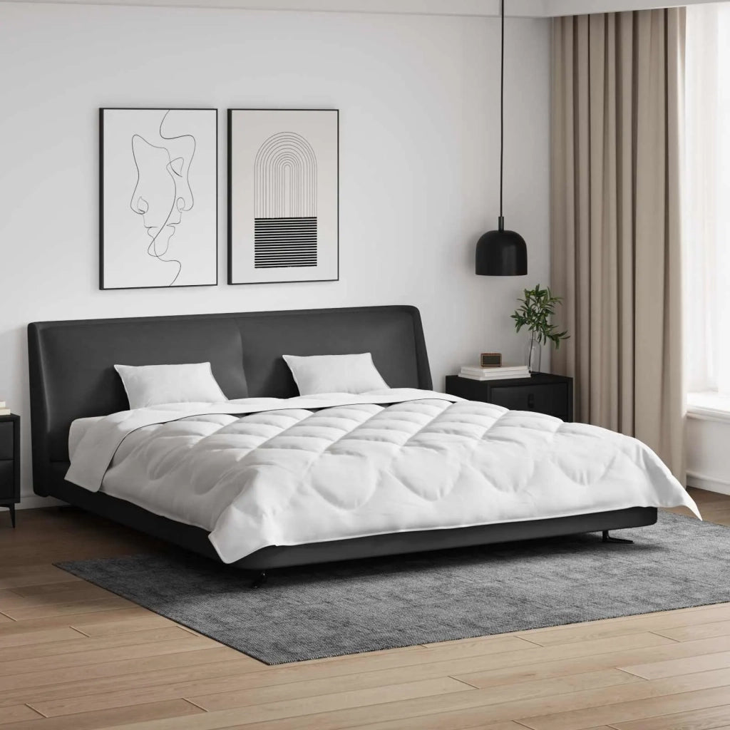 Piumone | Duvet per tutte le stagioni 3 pz Bianco Microfibra