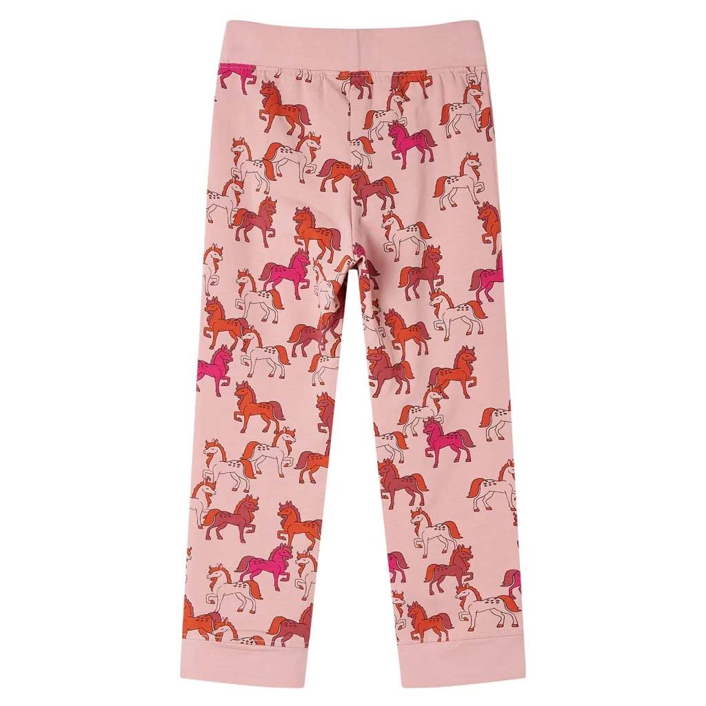 Pigiama per Bambini a Maniche Lunghe Rosa Chiaro 104 CFW5261264