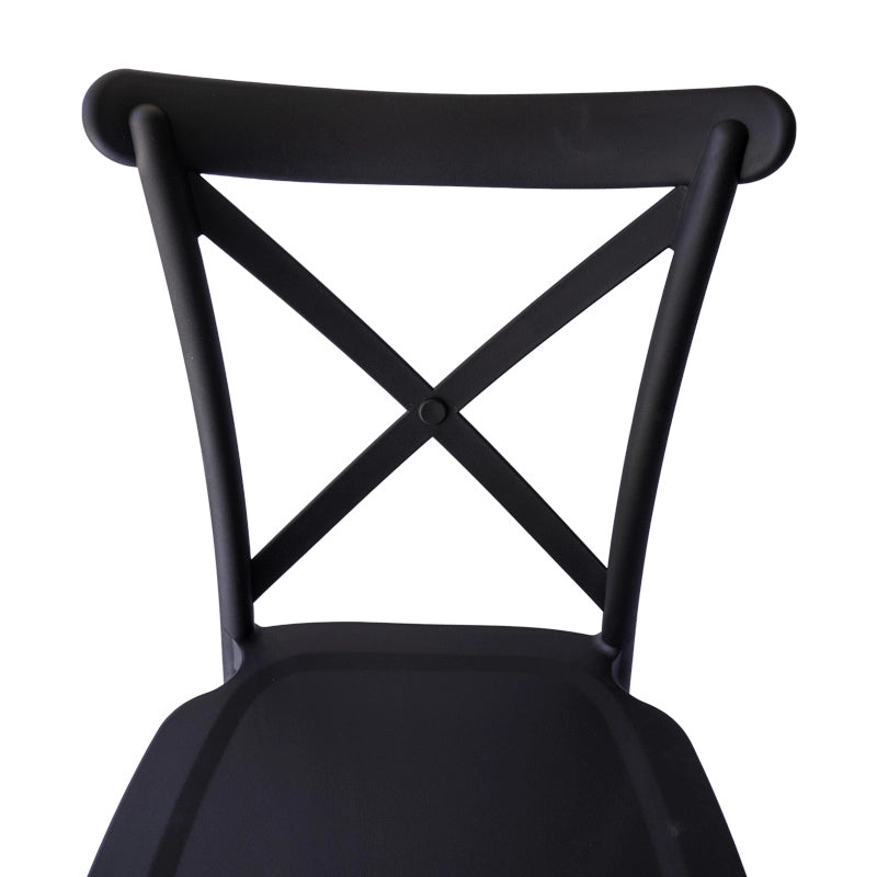 Sedia Cross Nera  - La Dea Sedia