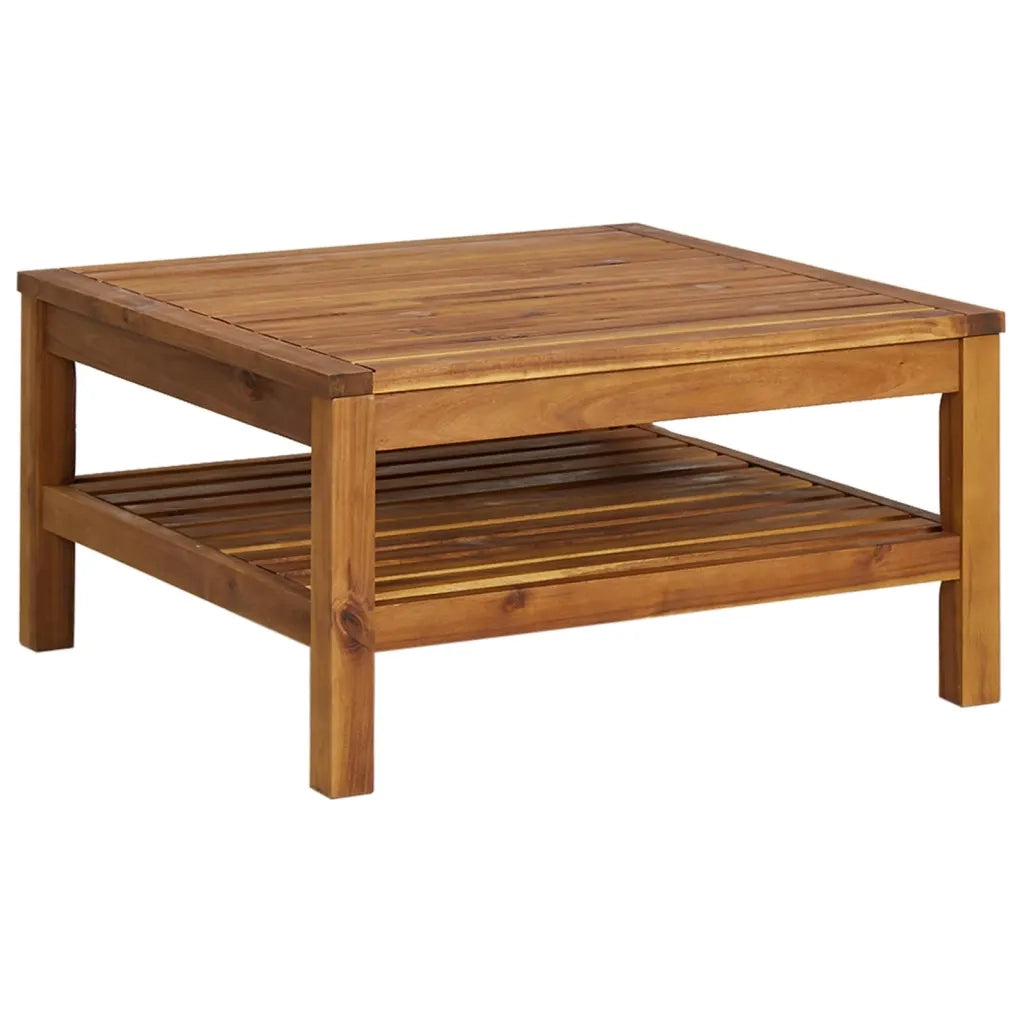 Set Divani da Giardino 6 pz con Cuscini Crema in Legno Acacia 3086935