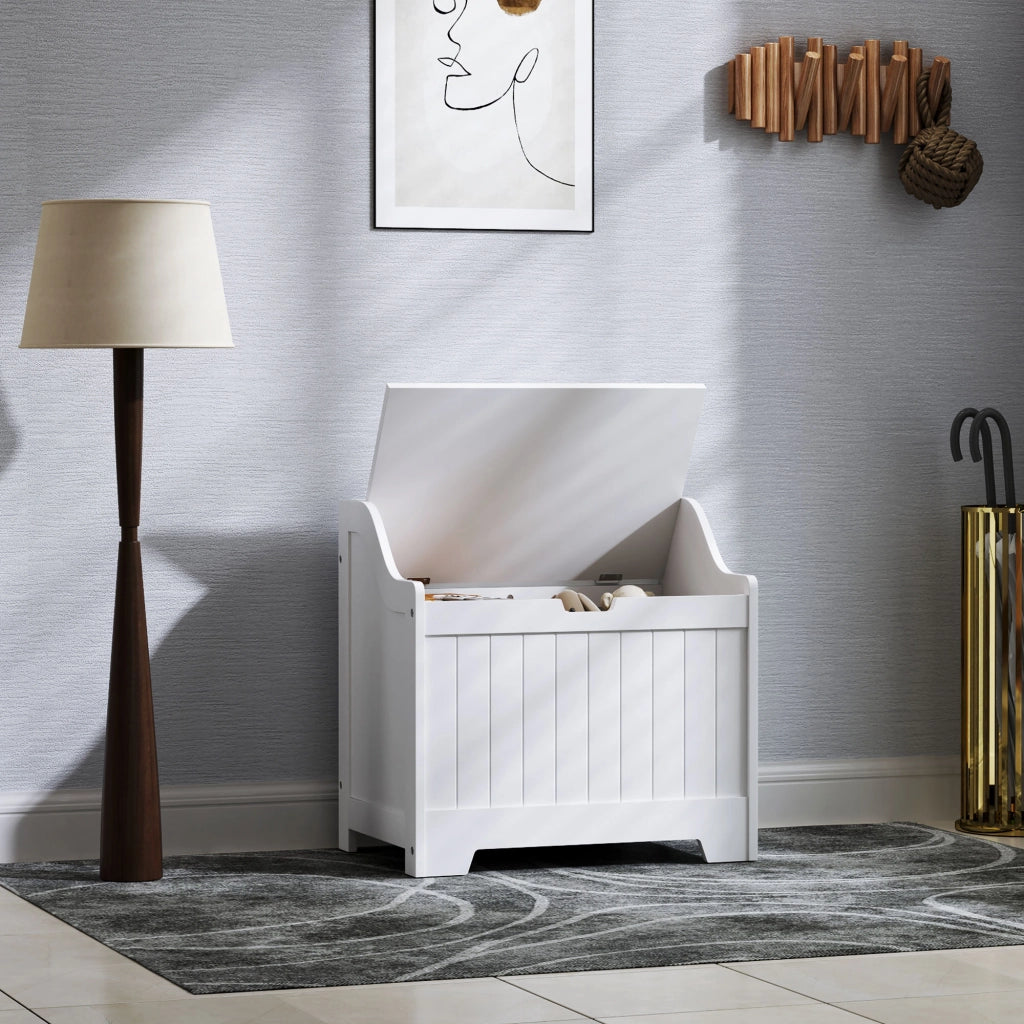 Cassa in legno con coperchio ¨C Minimal ¨C bianco