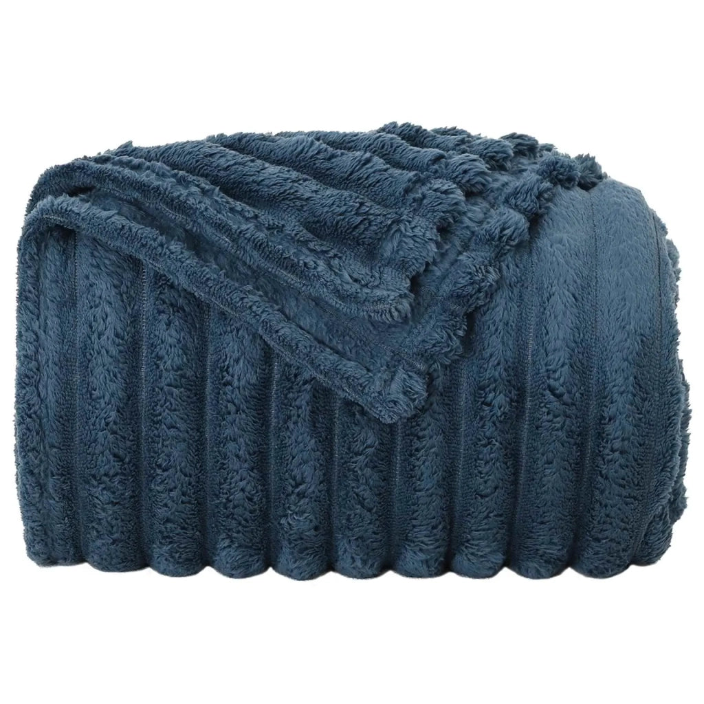 Coperta Blu navy 270 x 240 cm Panno 42016840