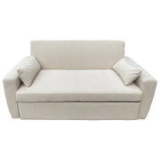 Divano letto in velluto a coste beige a 2 posti MATT