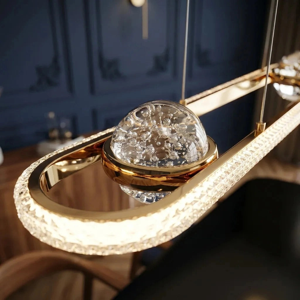 Lampada A Sospensione Da Soffitto Led G159-cp Gold