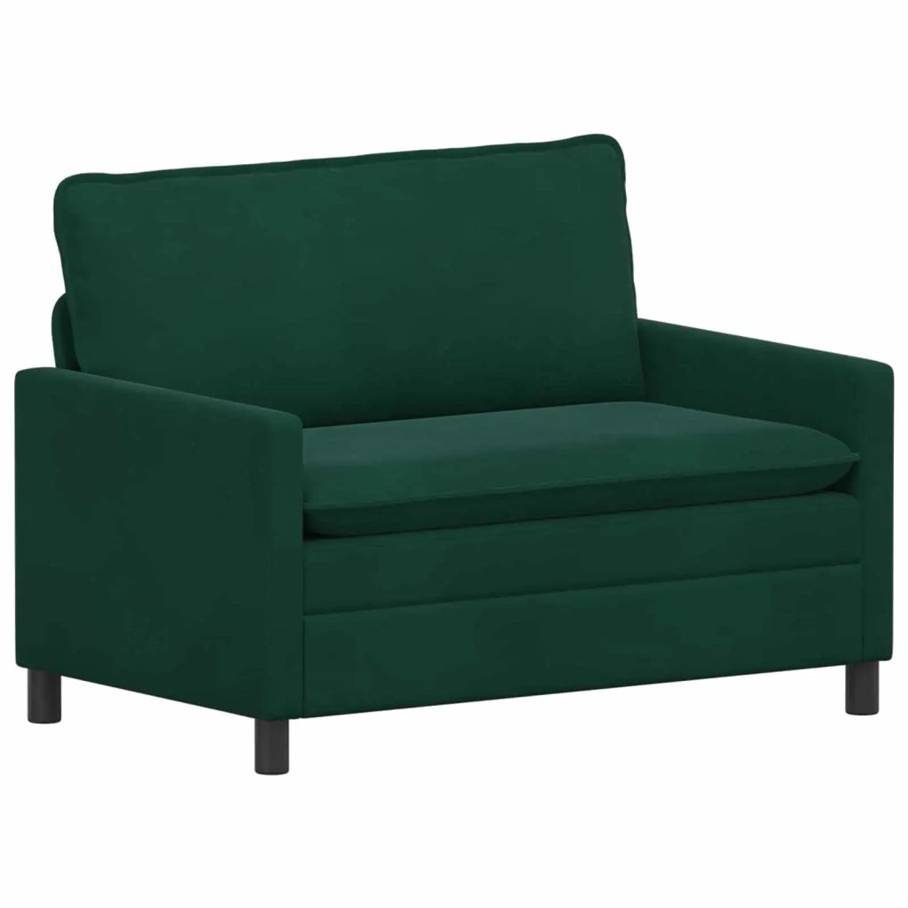 Set di divani 2 pcs Verde scuro Velluto 3417027