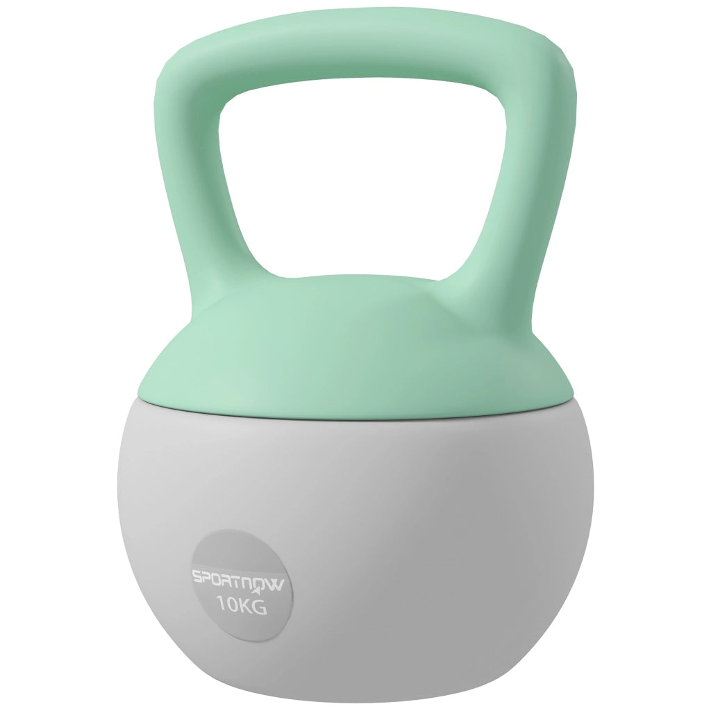 Kettlebell 10 kg ¨C Minimal ¨C Verde Grigio 21x21x30 cm