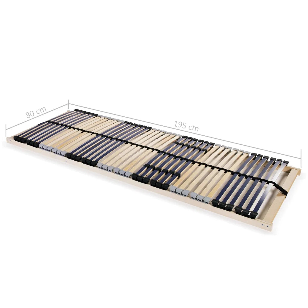 Rete a Doghe 7 Zone senza Materasso con 42 Doghe 80x200 cm 246462