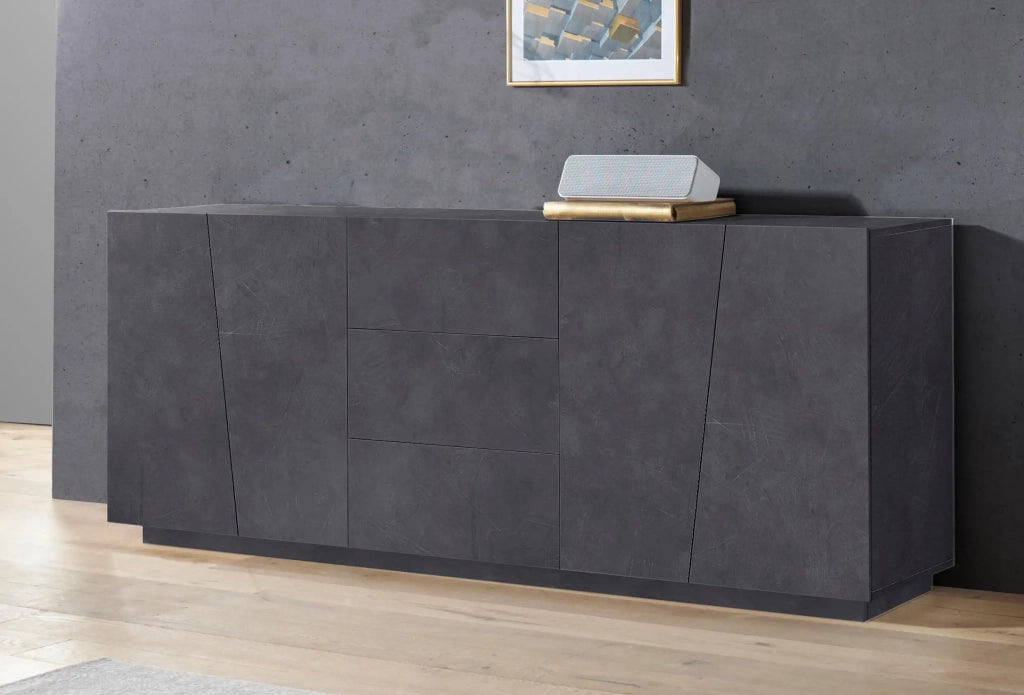 Mobile VEGA L 220 x H 86 x P 43 cm grigio ardesia
