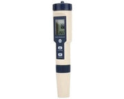 Misuratore di pH 5 in 1 - Misuratore TDS digitale - Misuratore EC - Termometro - Apparecchio di misura portatile - Risultati precisi - Misuratore della qualità dell'acqua