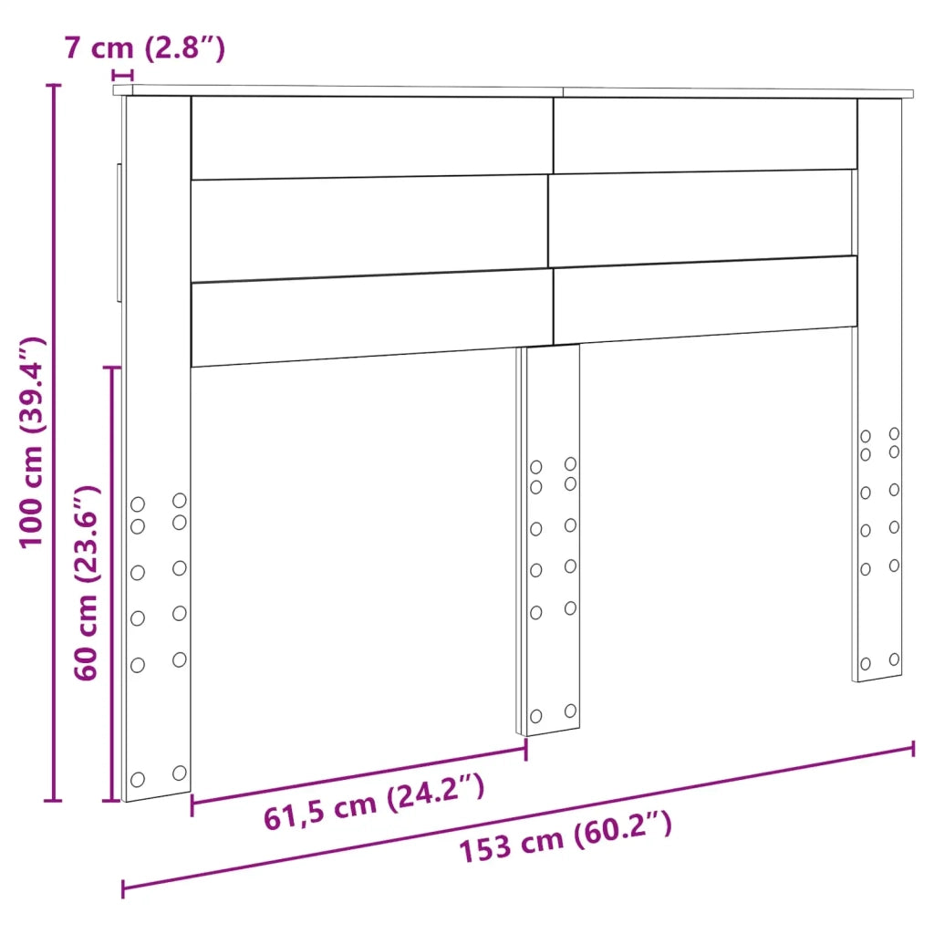 Testiera | Testata Legno vecchio Legno multistrato