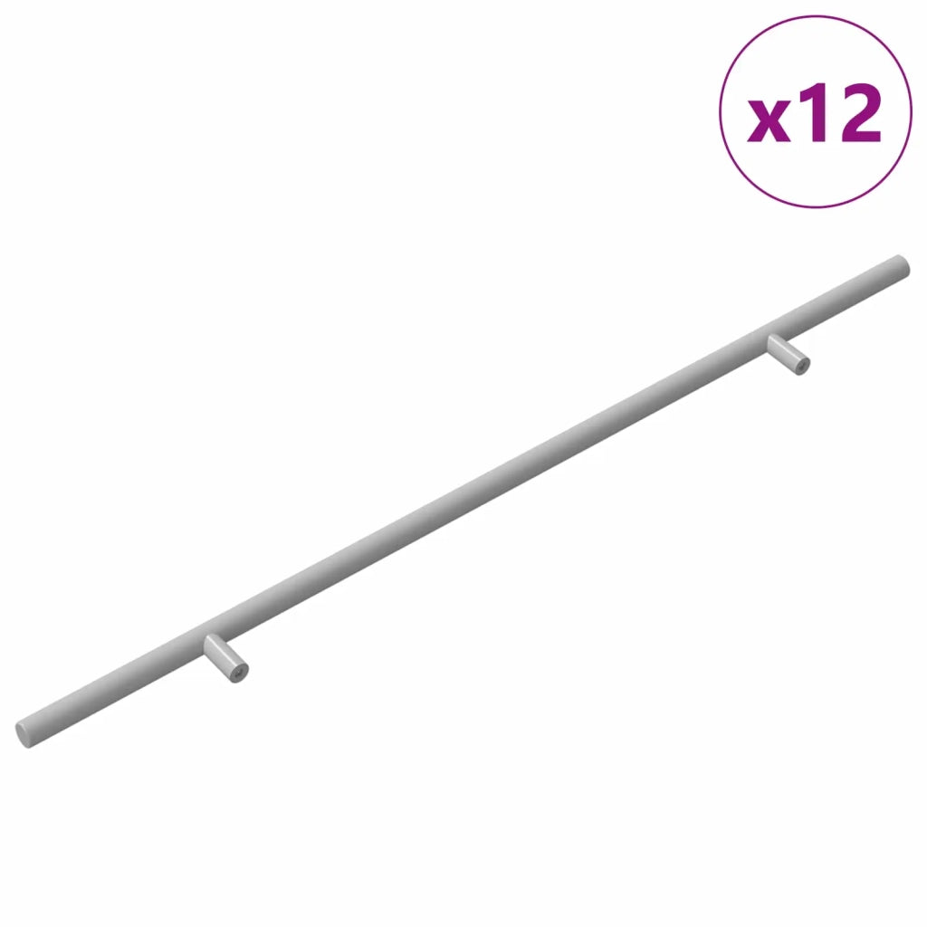 Manico 12 pcs Argento 500 mm Acciaio 864736