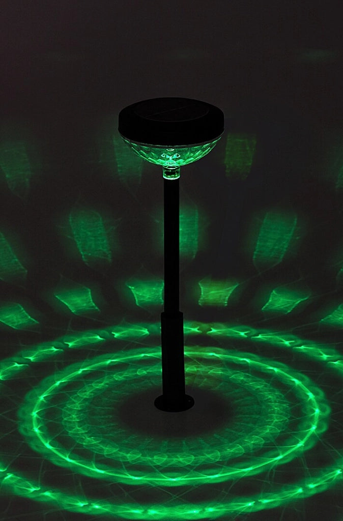 Lampada solare da giardino a picchetto nera RGB Rabalux Monor