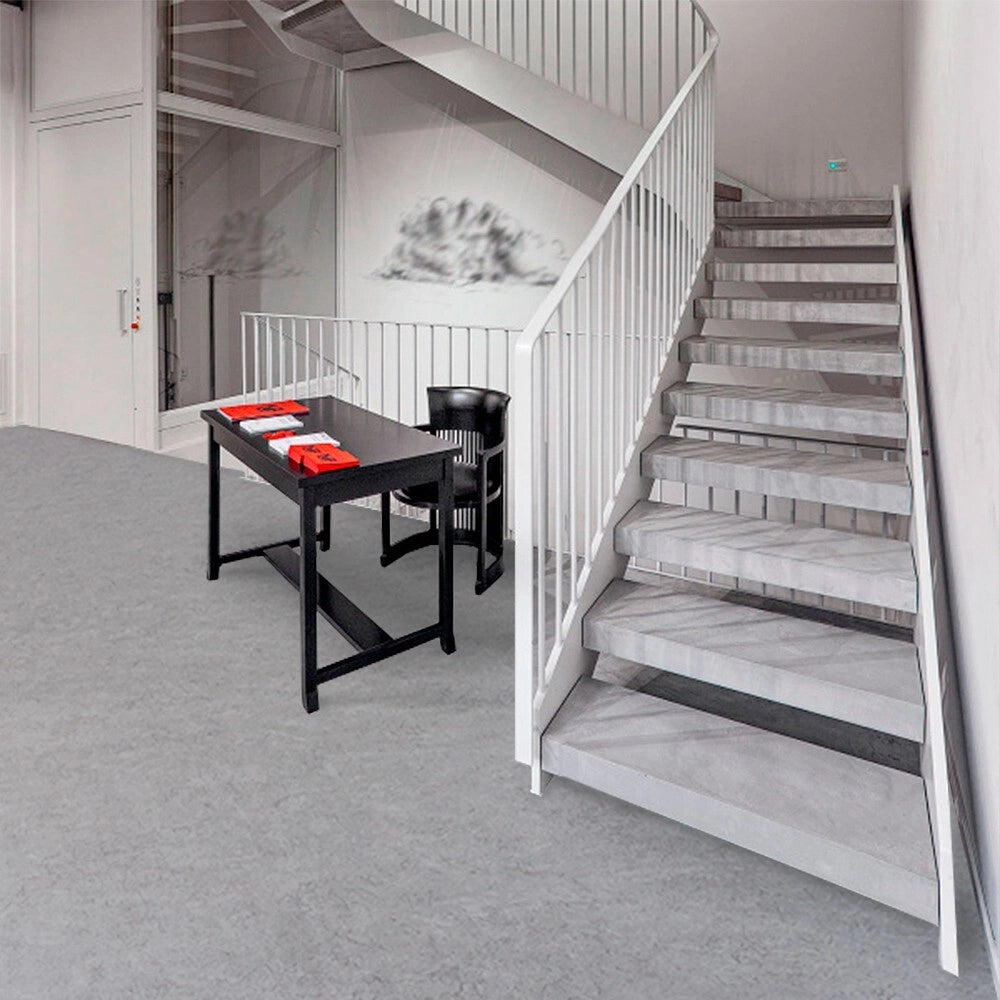 Pavimento Pvc Rivestimento Rotolo Vinile 100x550 cm Design Marmo Venato Dis_G