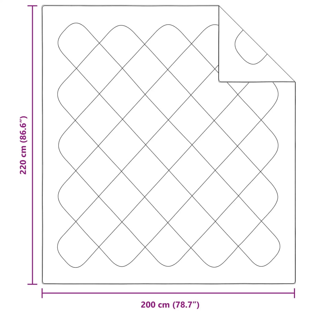 Piumone con cuscino 3 pcs Bianco Microfibra 3377689