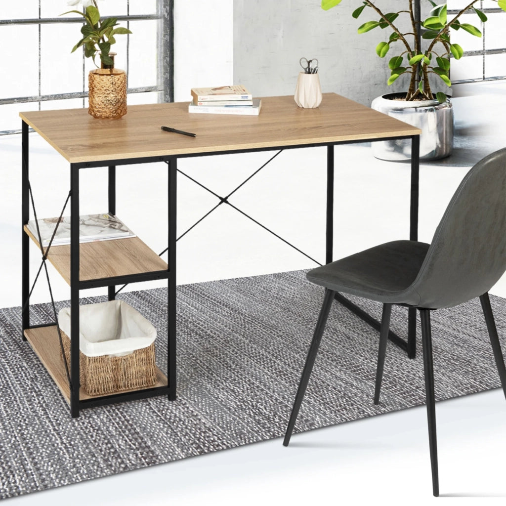 IDMarket - Scrivania dritta DETROIT di design industriale