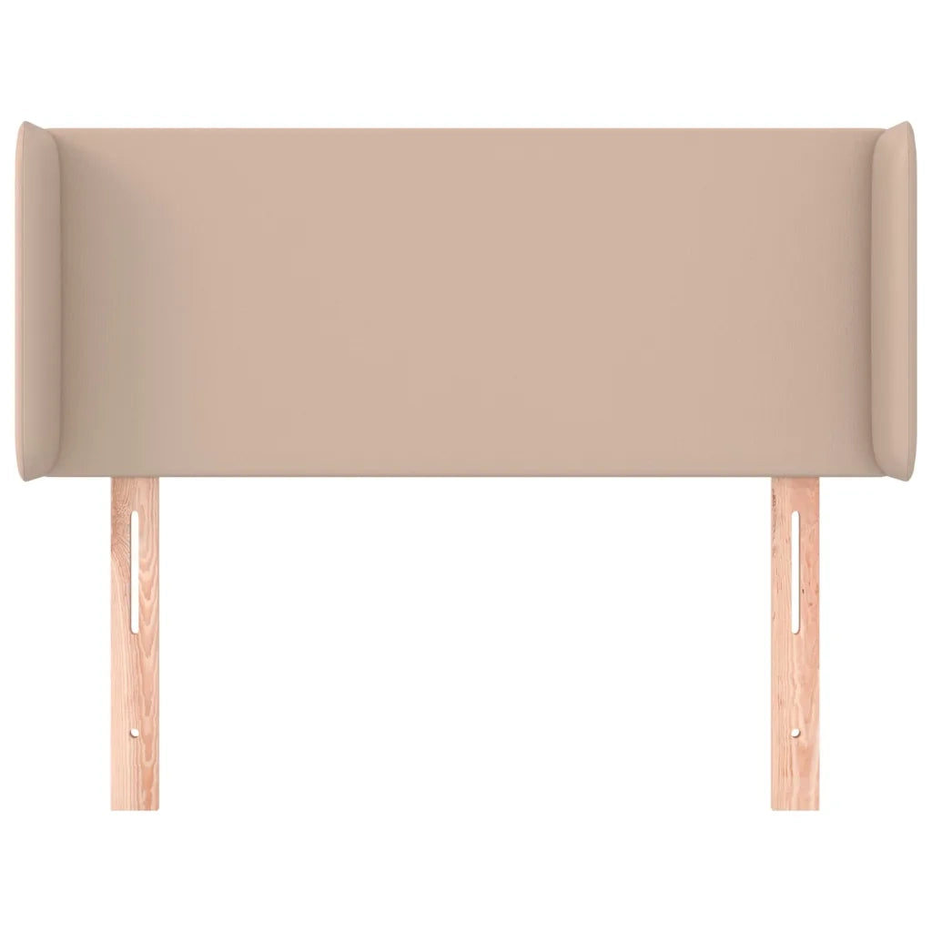 Testiera ad Orecchio-Testata con Orecchie Cappuccino 103x16x78/88 cm in Similpelle 890957