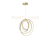 SOSPENSIONE GOLDEN LED 3000K 2190LM 50W D.50CM COLORE ORO DIMMERABILE