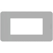 Placca Bticino MatixGO 4 moduli grigio JA4804JG