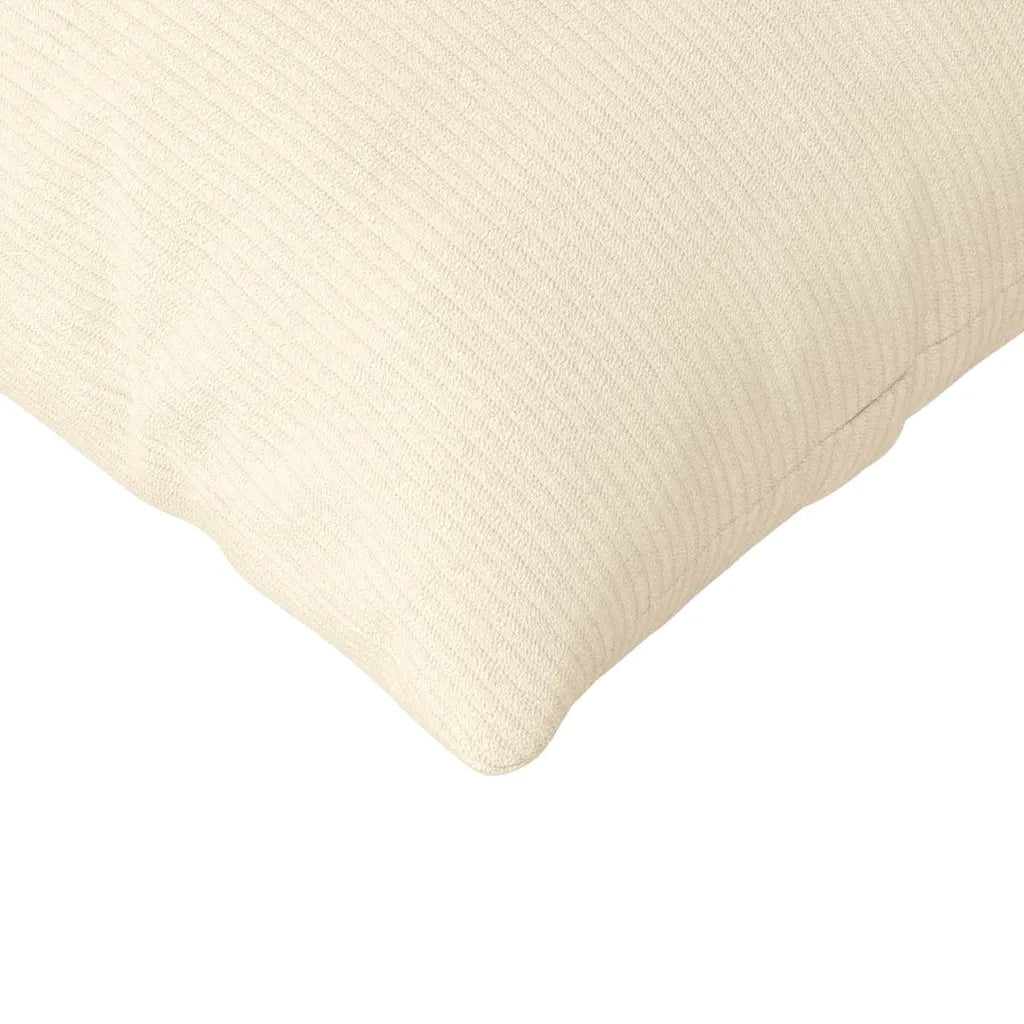 Cuscini da Divano 2 pcs Crema 200 x 40 cm Tessuto in Cords 42013905