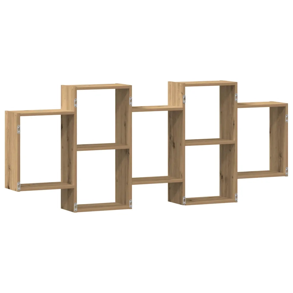 Scaffale a parete | Ripiano a parete | Mensola a parete Rovere Artigianale 159x18x65 cm in Truciolato
