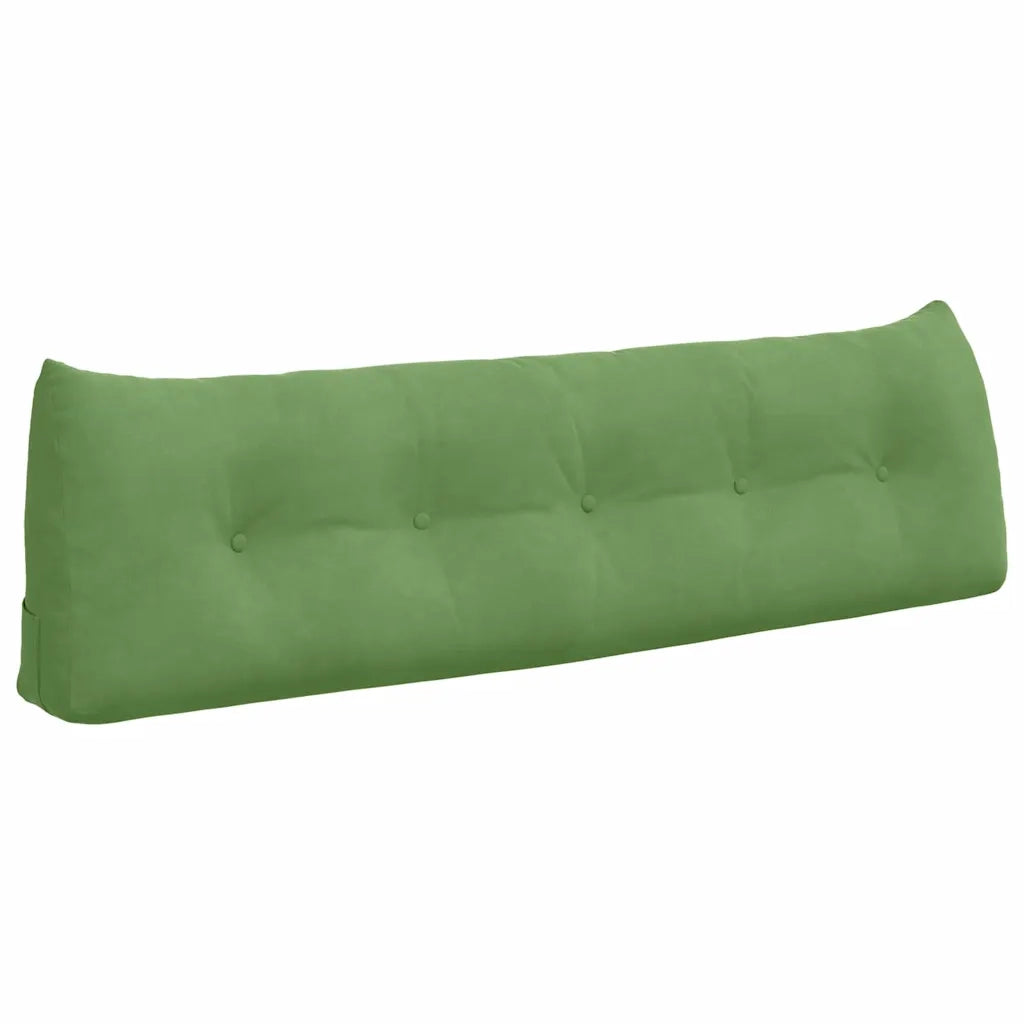 Cuscino per Schiena Verde chiaro 160 x 24 x 50 cm Velluto 42014548