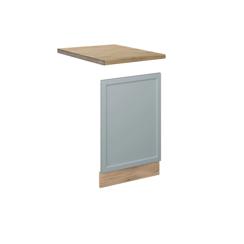 Pannello frontale Fame-Line Blu-grigio chiaro/Rovere dorato 45 cm, PL Rovere Vicco