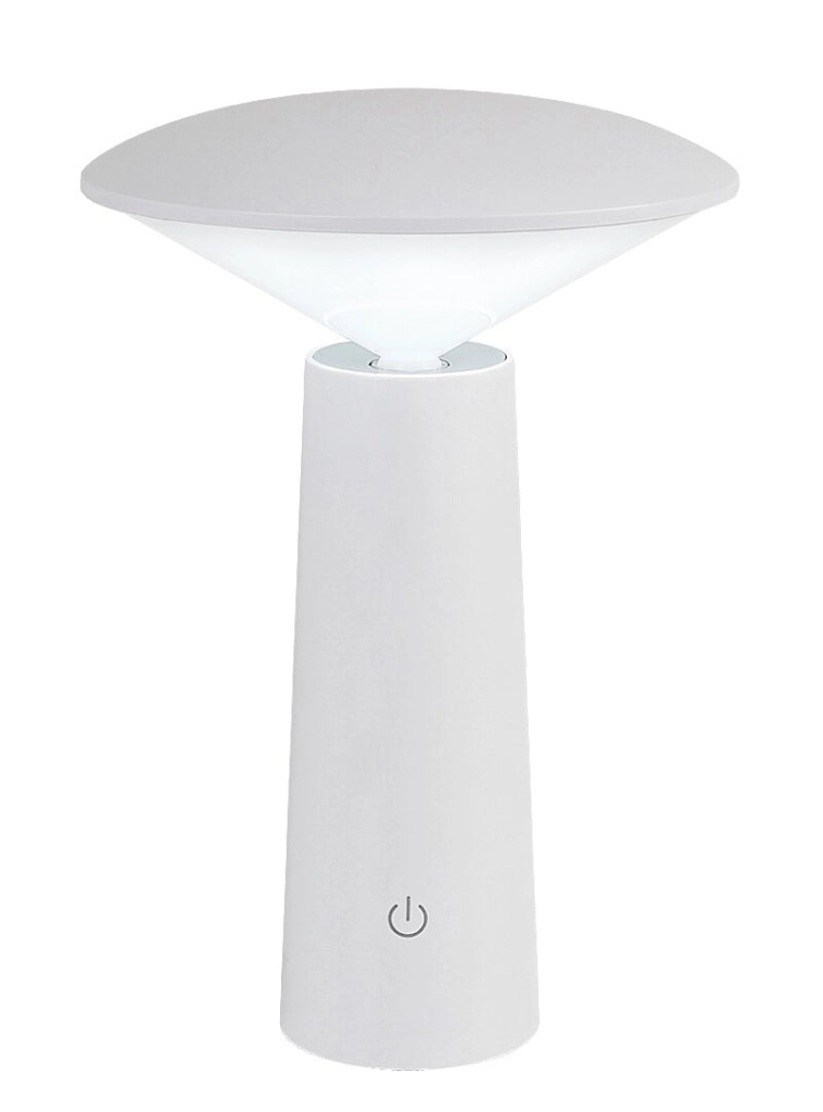Lampada da tavolo Rabalux Polperro bianca LED 3W USB-C