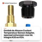 Adattatore di sensore di temperatura del liquido di raffreddamento - Duraturo e affidabile - Adatto per Integra K20 K24 - Prestazioni affidabili - Adattamento perfetto - 

Modello: 
Compatibilità: Integra K20 K24
Caratteristiche tecniche: 
...