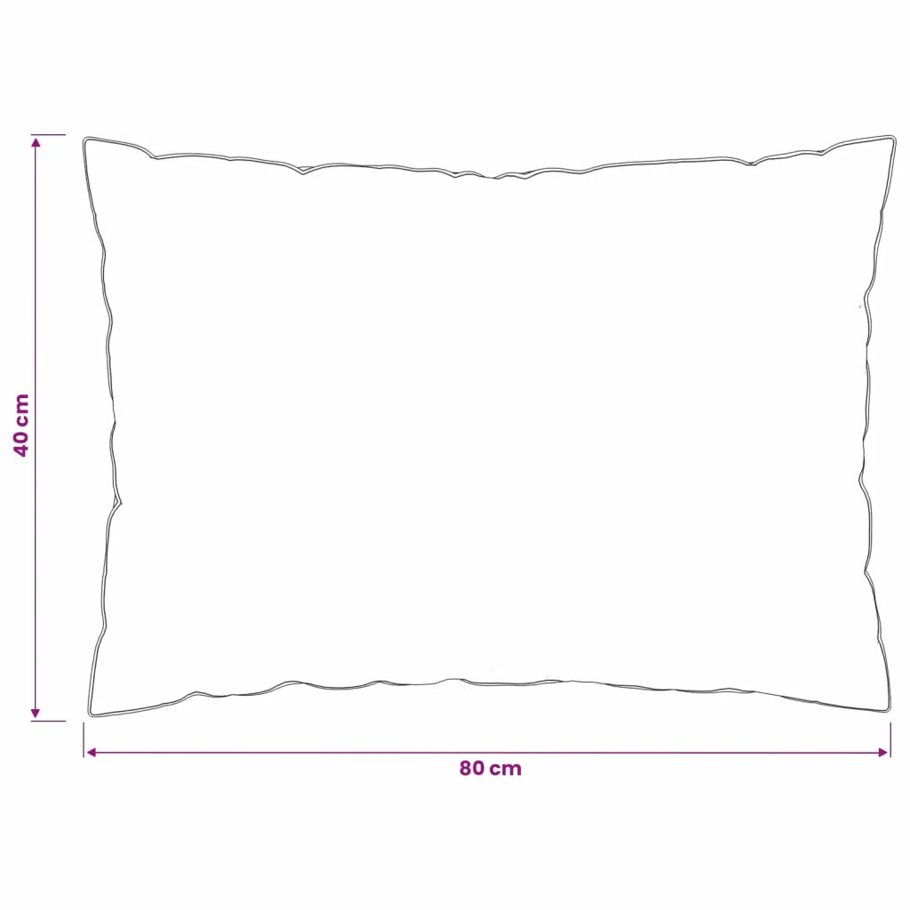 Cuscino 40 x 80 cm Lana Australiana Bianco 42042895