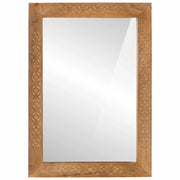 Specchio da Parete | Specchio decorativo 70 x 50 cm Legno ingegnerizzato e Vetro