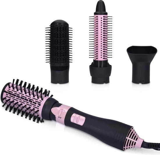 Spazzola per capelli elettrica - Spazzola per capelli termica - Spazzola per capelli a forma rotonda