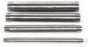 Pipa in acciaio inossidabile maschio x fuoriuscita in alluminio, 200mm - BSP 1/4" 1/2" 3/4" 1" - Flessibili di connessione Flow (DN25*200mm=1)